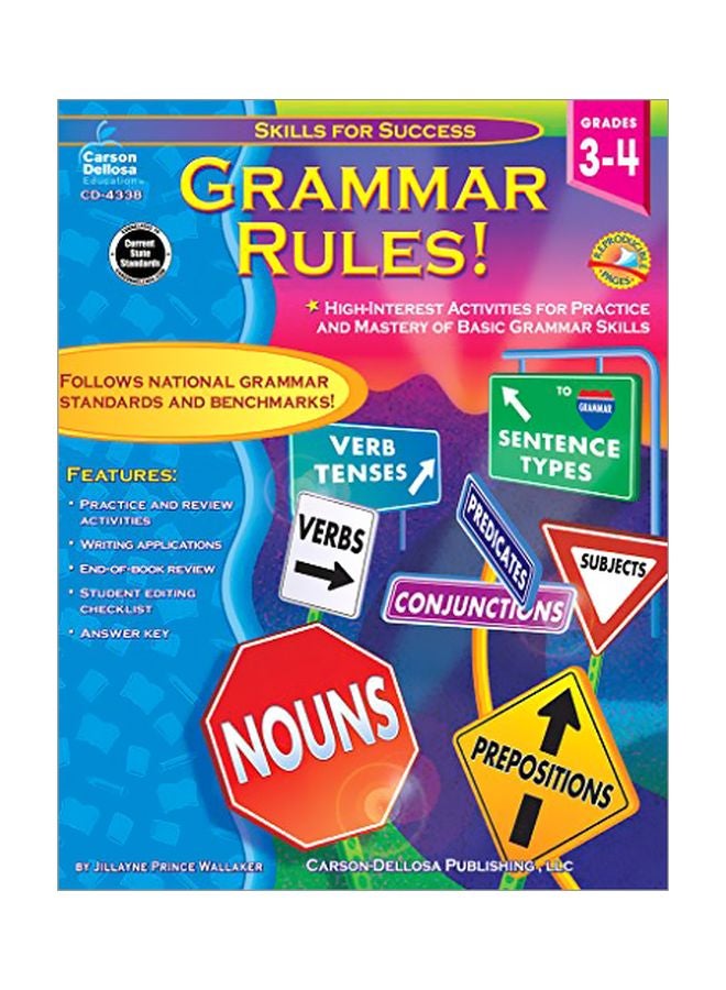 Grammar Rules! Grades 3-4 Paperback English by Jillayne Prince Wallaker - 15 Sep 2003