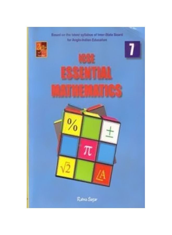 ICSE Essential Mathematics 7 Paperback English by Dk Bhattacharyya - 2011 