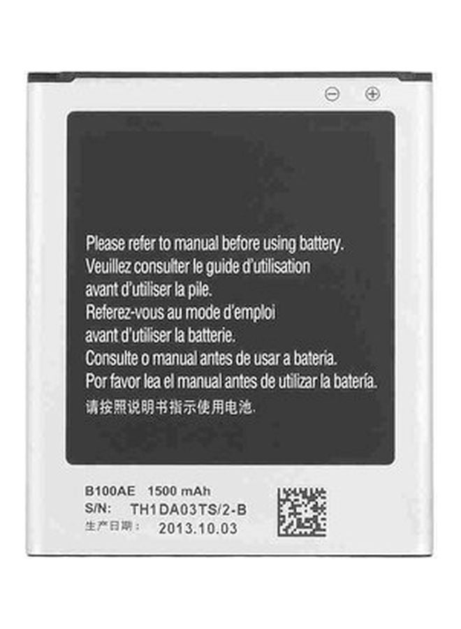 Samsung - 1500.0 mAh B100AE Replacement Battery For Samsung Galaxy Ace 3 S7275 Silver/Black - Image 1