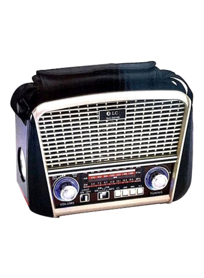 DLC Portable Bluetooth Radio Speaker Black/Silver 