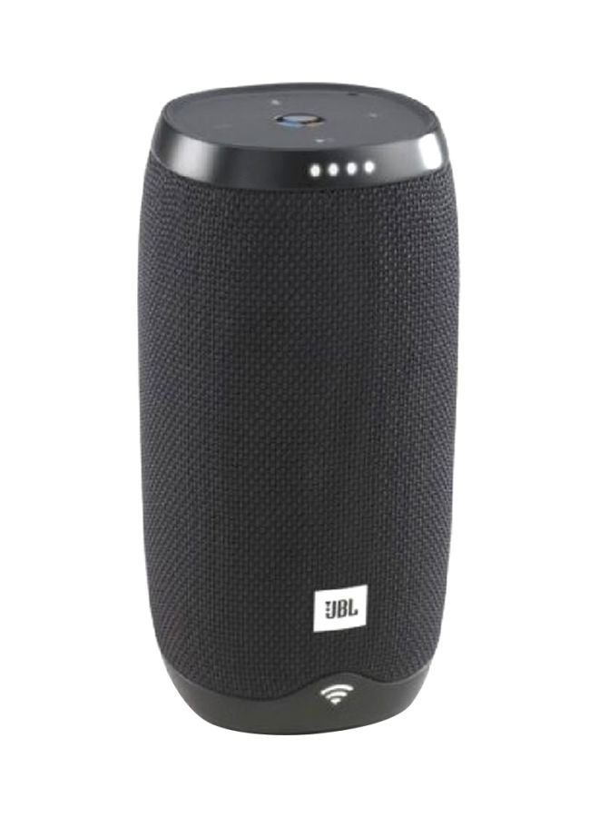 JBL - LINK 20 Smart Portable Bluetooth Speaker With Google Assistant Built In Black - Image 1