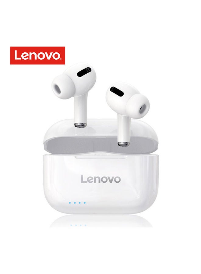 Lenovo In-Ear Wireless Bluetooth Earbuds White - Image 1