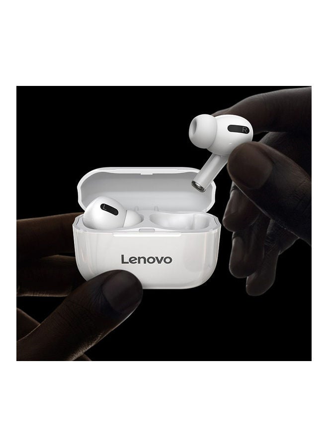 Lenovo In-Ear Wireless Bluetooth Earbuds White - Image 3