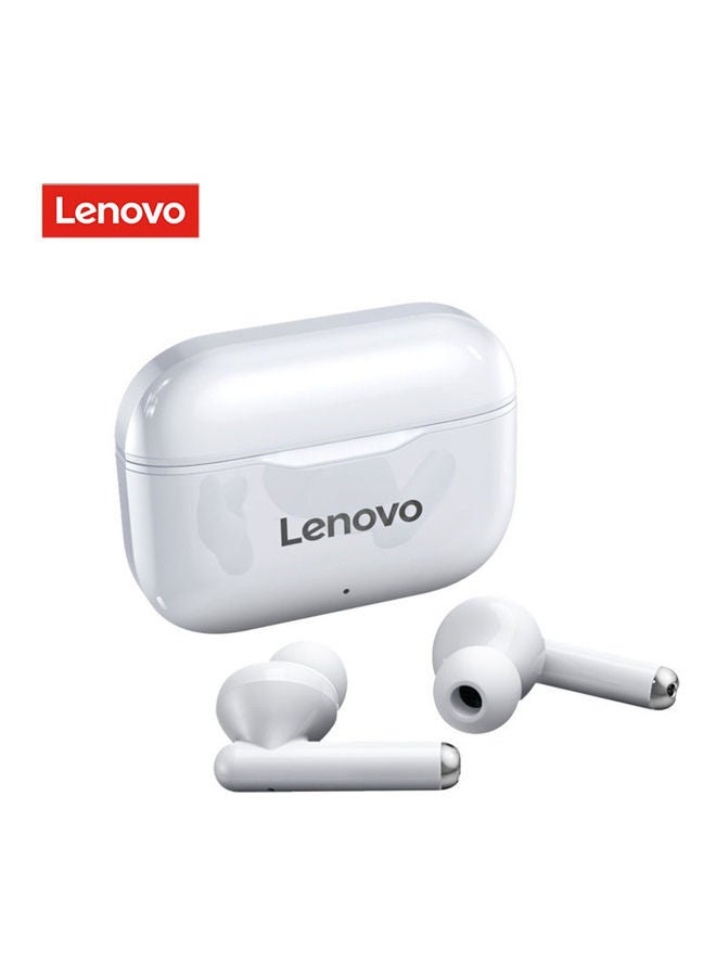 Lenovo Wireless Sports Bluetooth Earbuds Pure White - Image 1