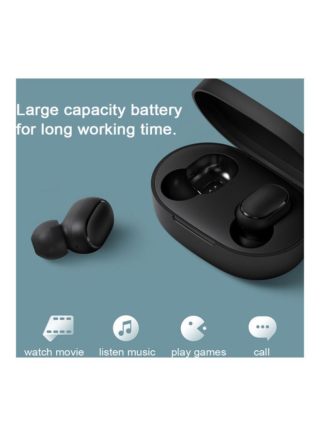 Generic - AirDots In-Ear Wireless Bluetooth Earbuds Black - Image 1