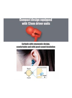 Sony MDR-EX255AP In-Ear Wired Earphone Red  - Image 2