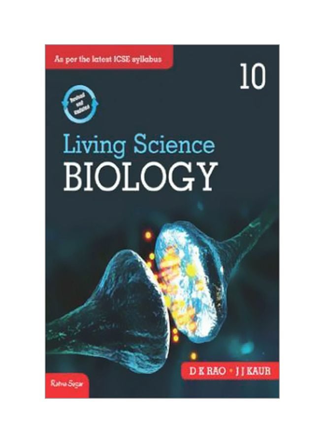 Icse Living Science Biology For Class 10 Paperback English by Dk Rao