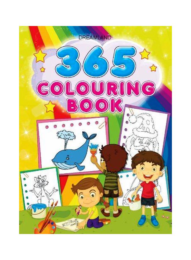365 Colouring Book Paperback English by Dreamland Publications - 42736