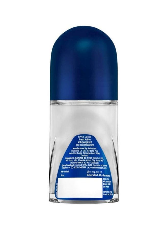 نيفيا مزيل رائحة العرق فريش أكتيف بكرة دوارة 50ملليلتر - Image 2