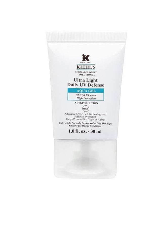 Kiehl's - Ultra Light Daily UV Defense Aqua Gel SPF 50 PA++++ 30ml - Image 1