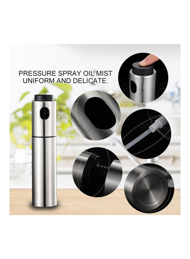 Stainless Steel Spray Bottle Silver 18.5x4.5x4.5cm - Image 5