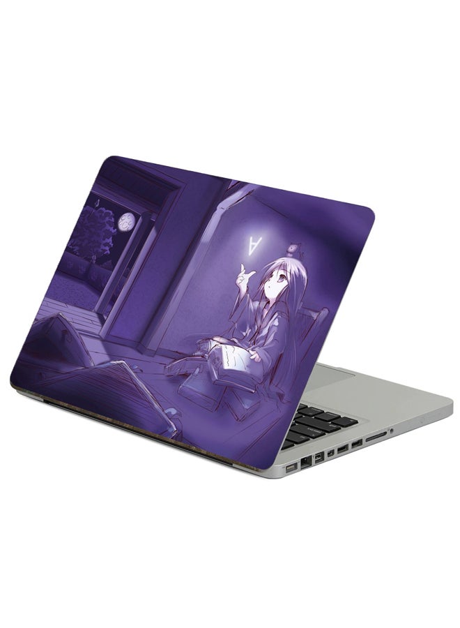 Fast Print Room Book Printed Laptop Sticker Multicolor