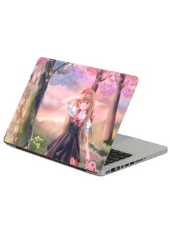 Girl Toy Printed Laptop Sticker Multicolor