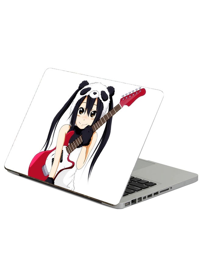 Fast Print Girl Nice Printed Laptop Sticker Multicolor