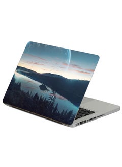 River Forest Printed Laptop Sticker Multicolor