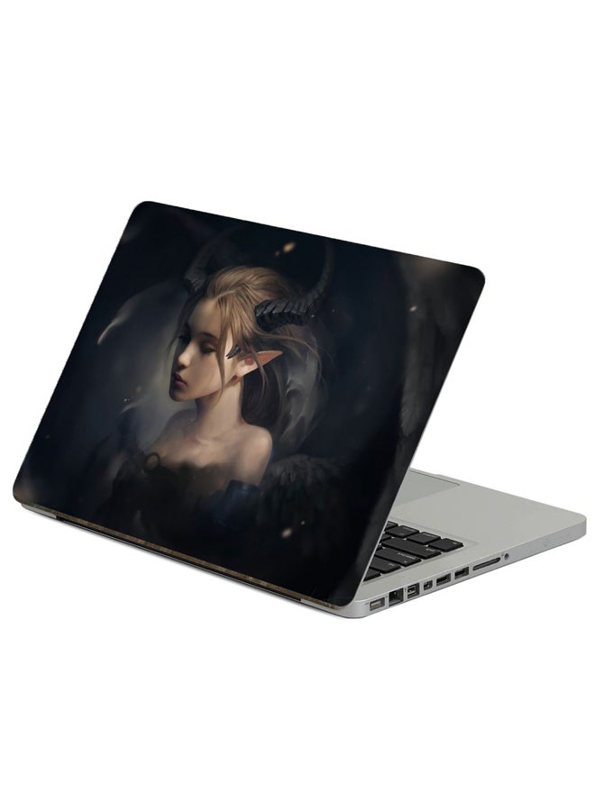 Fast Print Elf Horns Printed Laptop Sticker Multicolor