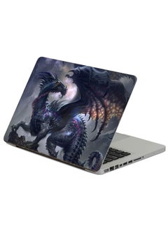 Dragon Wings Printed Laptop Sticker Multicolor