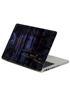 House Tree Printed Laptop Sticker Multicolor