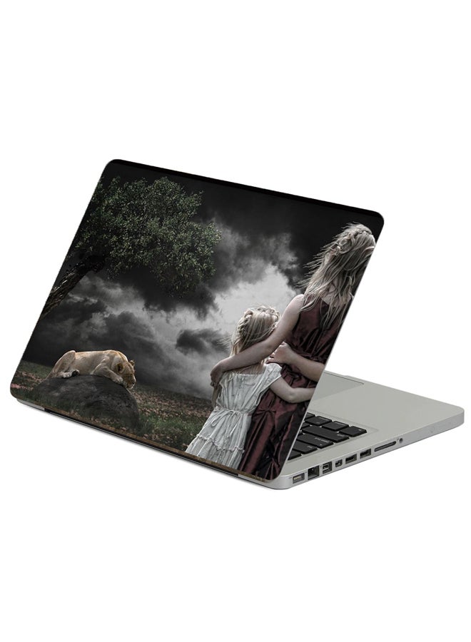 Fast Print Children Girls Printed Laptop Sticker Multicolor 