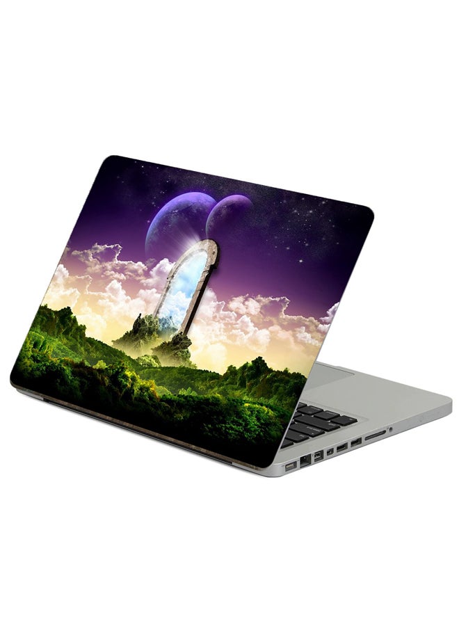 Fast Print Portal Measurements Printed Laptop Sticker Multicolor