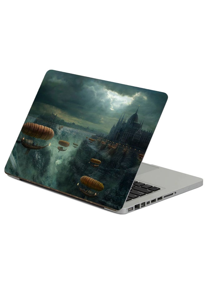 Fast Print Flight Lock Printed Laptop Sticker Multicolor