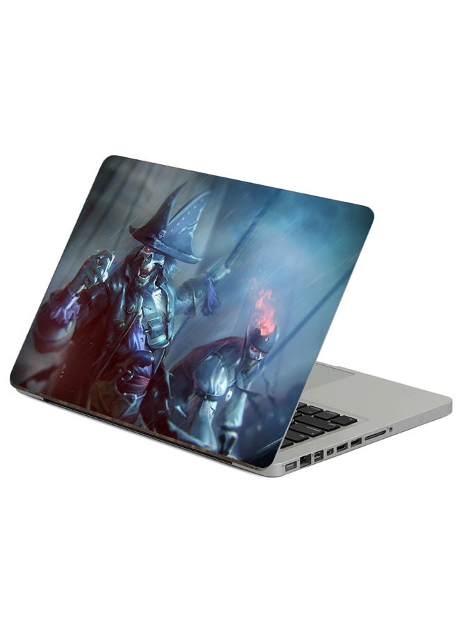 Fast Print Undead Pirates Printed Laptop Sticker Multicolor