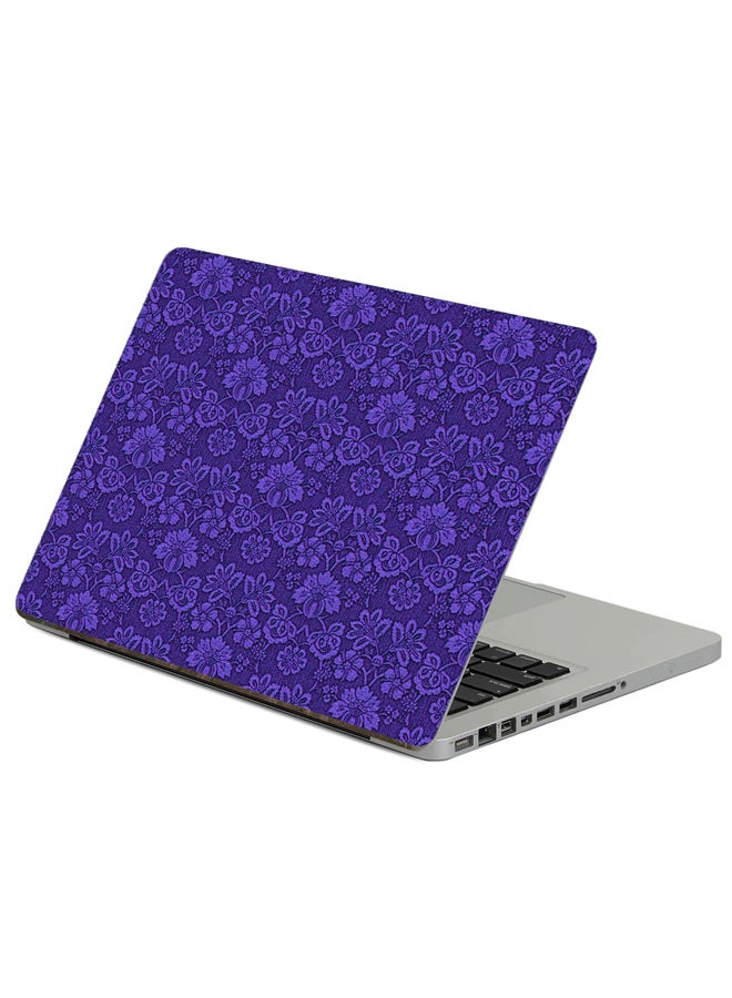 Fast Print Patterns Fabric Printed Laptop Sticker Multicolor
