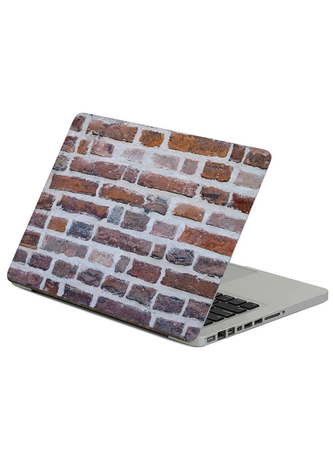 Fast Print Texture Wall Printed Laptop Sticker Multicolor