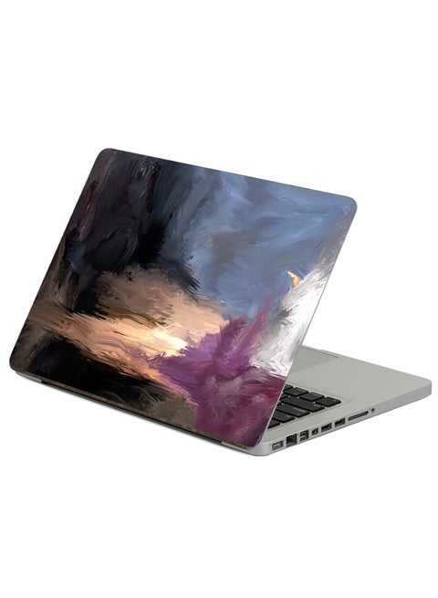 Texture Background Printed Laptop Sticker Multicolor