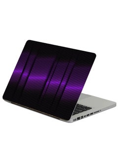 Abstraction Line Printed Laptop Sticker Multicolor