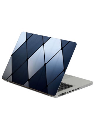 Glass Texture Printed Laptop Sticker Multicolor - v1607419684/N40825866A_1