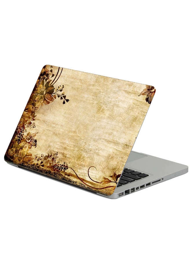 Fast Print Patterns Background Printed Laptop Sticker Multicolor