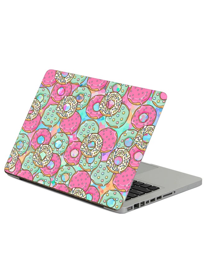 فاست برينت ملصق لابتوب مزين بطبعة دونات متعدد الألوان