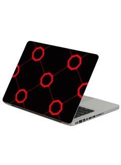 Patterns Lines Printed Laptop Sticker Multicolor