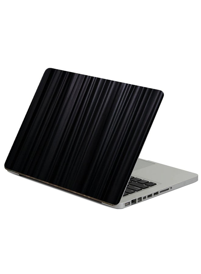 Fast Print Dark Lines Printed Laptop Sticker Multicolor