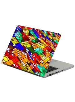 Pattern Color Printed Laptop Sticker Multicolor
