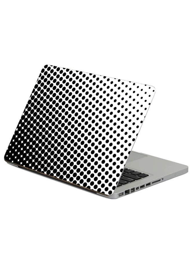 Fast Print Circles Many Printed Laptop Sticker Multicolor