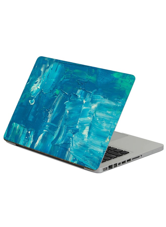 Fast Print Paint Canvas Printed Laptop Sticker Multicolor