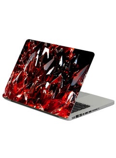 Crystals Stones Printed Laptop Sticker Multicolor