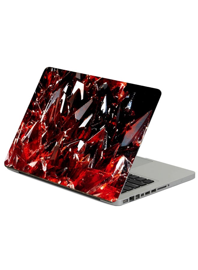Fast Print - Crystals Stones Printed Laptop Sticker Multicolor - Image 1