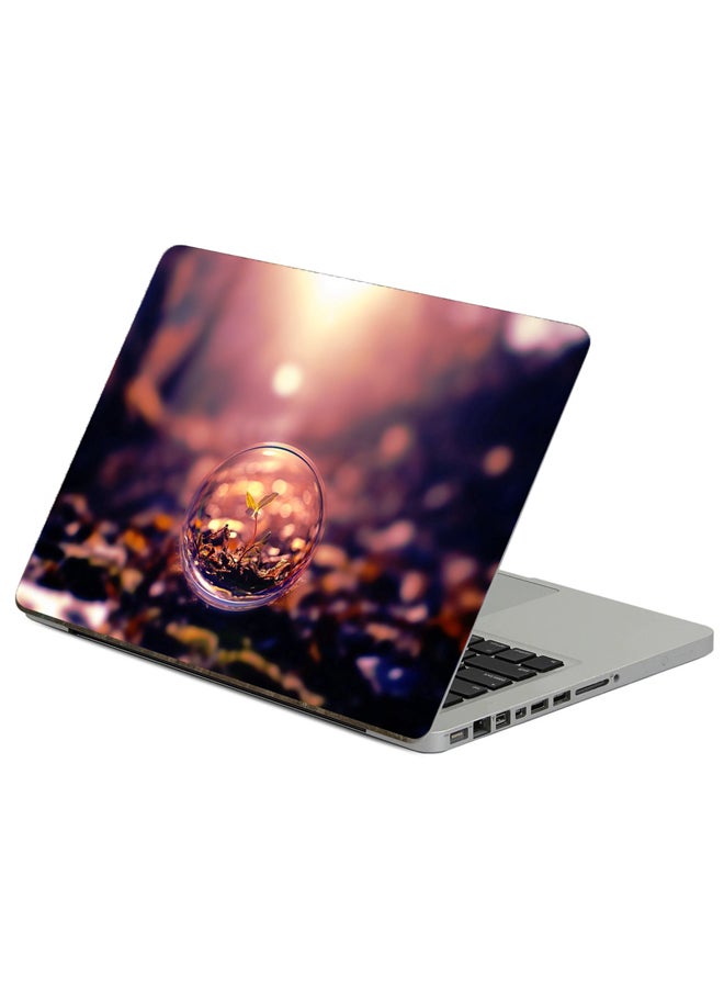 فاست برينت ملصق لابتوب بطبعة كرة تطير متعدد الألوان