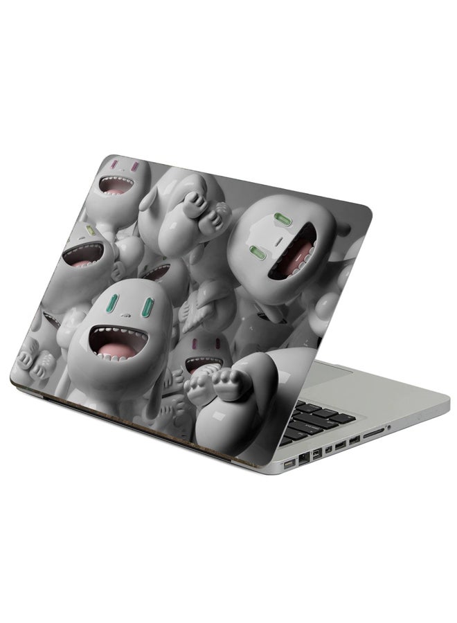 Fast Print Dolls Many Printed Laptop Sticker Multicolor