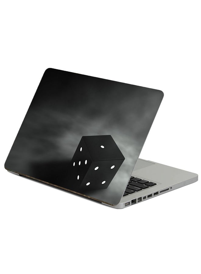 Fast Print Cube 3D Printed Laptop Sticker Multicolor 