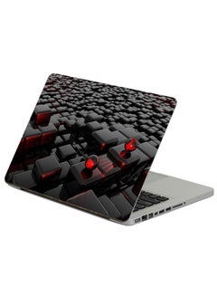 Fast Print Cubes Spheres Printed Laptop Sticker Multicolor 