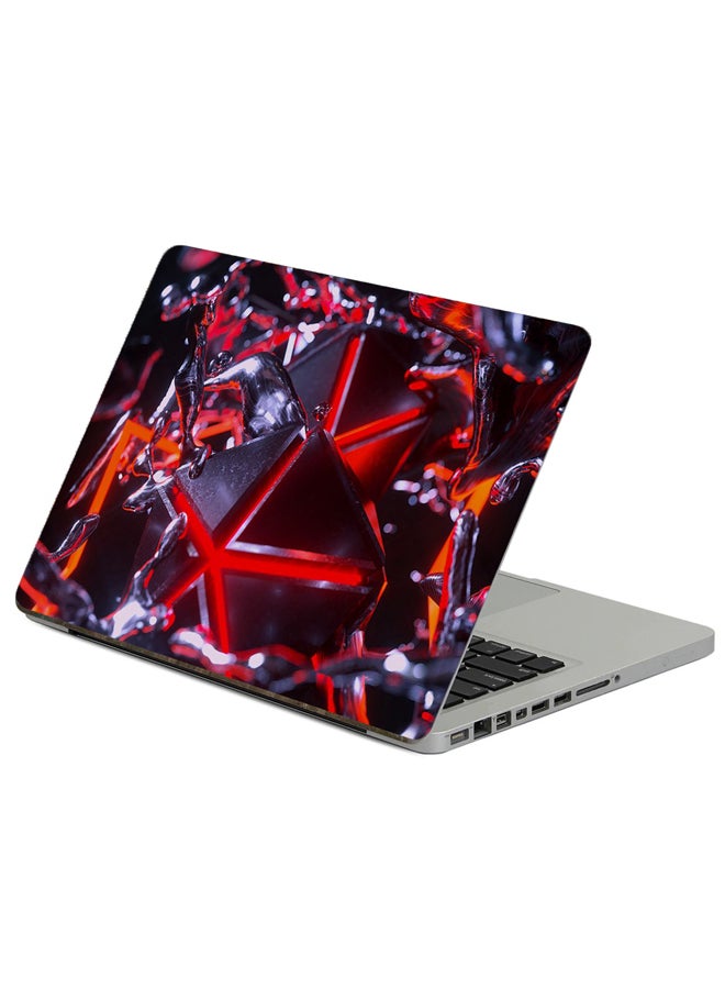 فاست برينت ملصق لابتوب بطبعة أشكال متوهجة متعدد الألوان