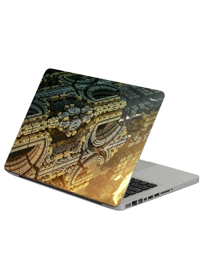 Fast Print 3D Abstract Printed Laptop Sticker Multicolor 