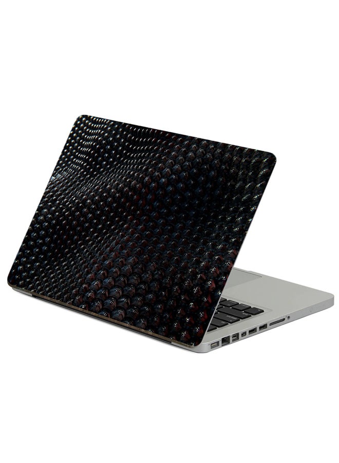 Fast Print Structure Relief Printed Laptop Sticker Multicolor