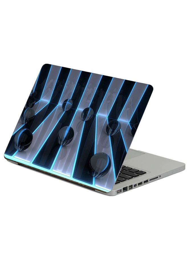 Fast Print Digital Art 3D Printed Laptop Sticker Multicolor