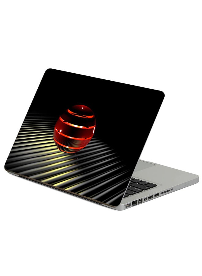 Fast Print Sphere Light Printed Laptop Sticker Multicolor