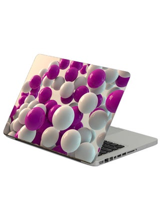 Balls 3D Printed Laptop Sticker Multicolor - v1607419701/N40826243A_1